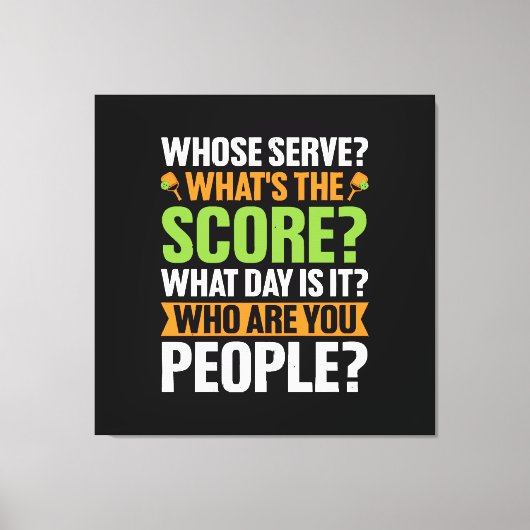 Toile L'amoureux du Pickleball (Recto)