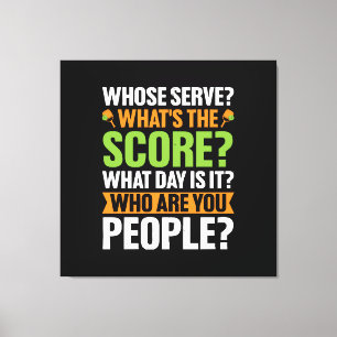 Toile L'amoureux du Pickleball