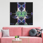 Toile Lampe violette (Insitu(Salon))