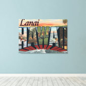 Toile Lanai, HawaiiGrandes ScènesLanai, HI (Insitu (Plancher de Bois))