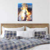 Toile Lancement de la fusée de l'alunissage d'Apollo 11 (Insitu(Chambre))