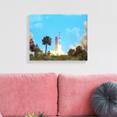Toile Lancement de la fusée Saturn V de NASA Apollo 16 (Insitu(Salon))