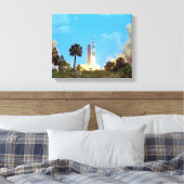 Toile Lancement de la fusée Saturn V de NASA Apollo 16 (Insitu(Chambre))
