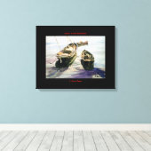Toile Lanchas de pesca/Bateaux de pêche (Insitu (Plancher de Bois))