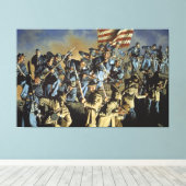 Toile L'ancien drapeau n'a jamais touché le sol Imprimer (Insitu (Plancher de Bois))