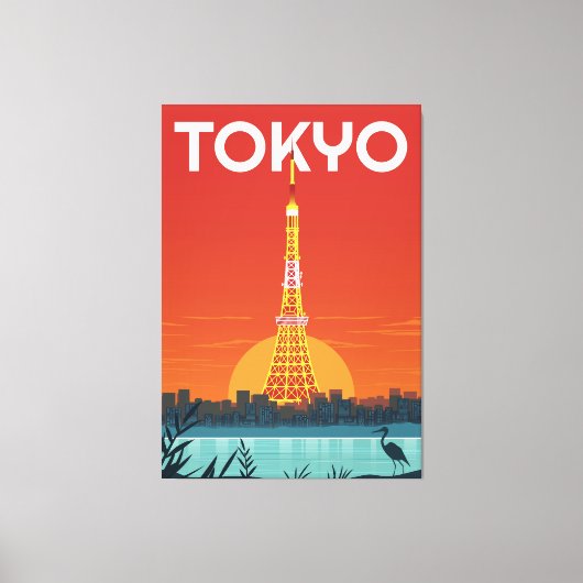 Toile Landmark de Tokyo (Recto)