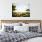 Toile Landscape with Figures (oil on panel) (Insitu(Chambre))
