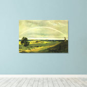 Toile Landscape with Rainbow, famous artwork, (Insitu (Plancher de Bois))