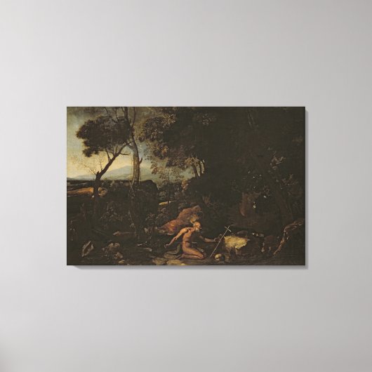 Toile Landscape with St. Jerome (Recto)