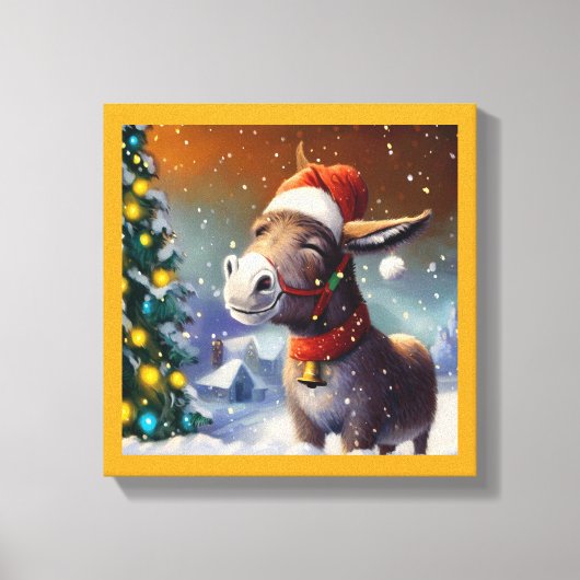 Toile L'Âne de Noël 1 (Recto)