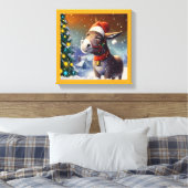 Toile L'Âne de Noël 1 (Insitu(Chambre))