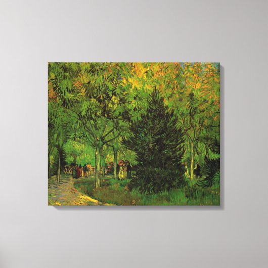 Toile Lane in Public Garden, Arles par Vincent van Gogh (Recto)