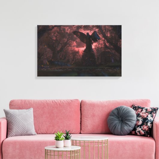 Toile L'ange noir (Insitu(Salon))