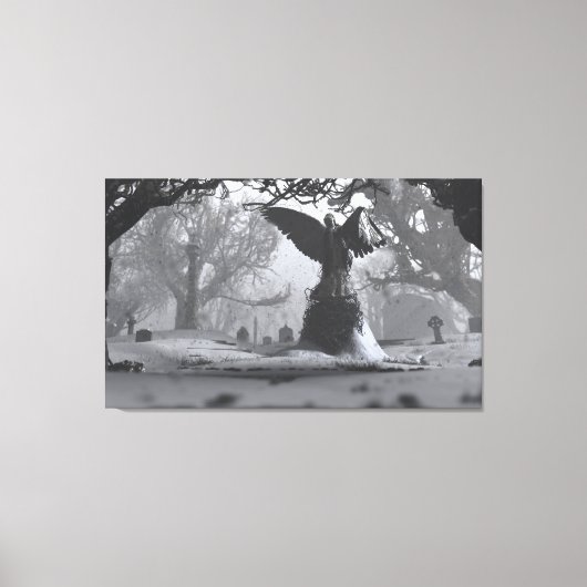 Toile L'Ange Noir (hiver) (Recto)