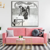 Toile L'Ange, tenant les Clés de l'Enfer (Insitu(Salon))