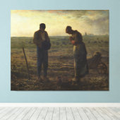 Toile L'Angelus par Jean-François Millet (Insitu (Plancher de Bois))