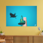 Toile Langley Crow sur la série Light Post #10 (Insitu(Salon))