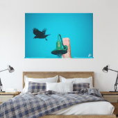 Toile Langley Crow sur la série Light Post #10 (Insitu(Chambre))