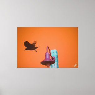 Toile Langley Crow sur la série Light Post #2
