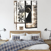 Toile Langue de la ville (Insitu(Chambre))