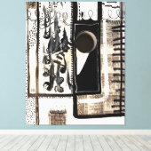 Toile Langue de la ville (Insitu (Plancher de Bois))