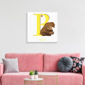 Toile L'animal ABC B est destiné à l'impression sur la t (Insitu(Salon))