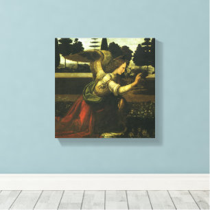 Toile L'Annonciation du Seigneur de Léonard de Vinci