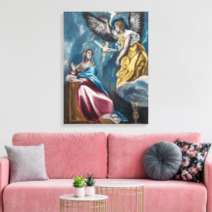 Toile L'Annonciation El Greco