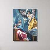 Toile L'Annonciation | El Greco | (Recto)