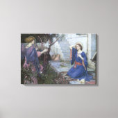 Toile L'Annonciation par John William Waterhouse (Recto)