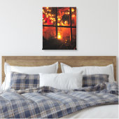 Toile Lanterne à la nuit (Insitu(Chambre))