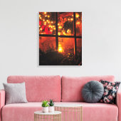 Toile Lanterne à la nuit (Insitu(Salon))