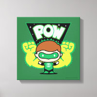 Lanterne verte Chibi Formant Des Poings Géants