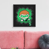 Toile Lanterne verte de Chibi qui traverse l'espace (Insitu(Salon))