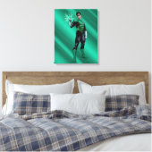 Toile Lanterne verte et anneau (Insitu(Chambre))