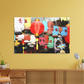 Toile lanternes chinoises en Chine (Insitu(Salon))