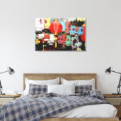 Toile lanternes chinoises en Chine (Insitu(Chambre))