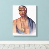 Toile Lap-Pa-Win-Soe, chef du Delaware (Insitu (Plancher de Bois))