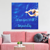 Toile Lap Swim Team Motivational Inspiration (Insitu(Salon))