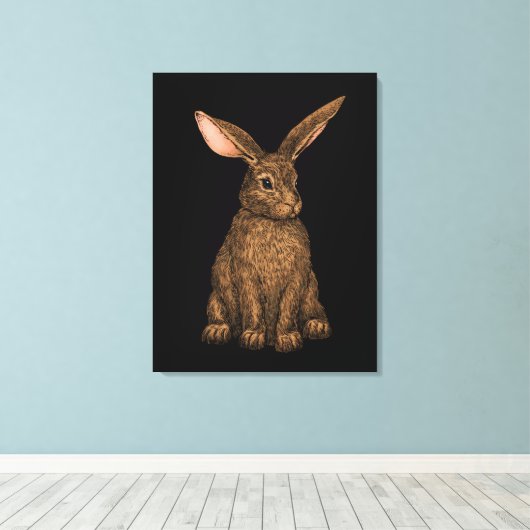Toile Lapin 3 (Insitu (Plancher de Bois))