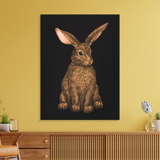 Toile Lapin 3 (Insitu(Salon))