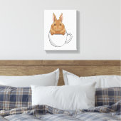 Toile Lapin avec la coupe de café (Insitu(Chambre))