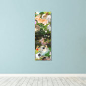 Toile Lapin/Bébé Lapin Famille Animaux de ferme (Insitu (Plancher de Bois))