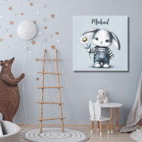 Lapin De Garçon Whimsical Avec Nom
