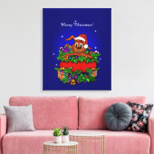 Toile Lapin de Noël (Insitu(Salon))