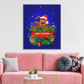 Toile Lapin de Noël (Insitu(Salon))