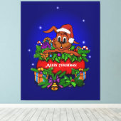 Toile Lapin de Noël (Insitu (Plancher de Bois))