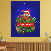 Toile Lapin de Noël (Insitu(Salon))