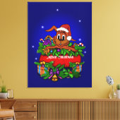 Toile Lapin de Noël (Insitu(Salon))