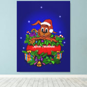 Toile Lapin de Noël (Insitu (Plancher de Bois))